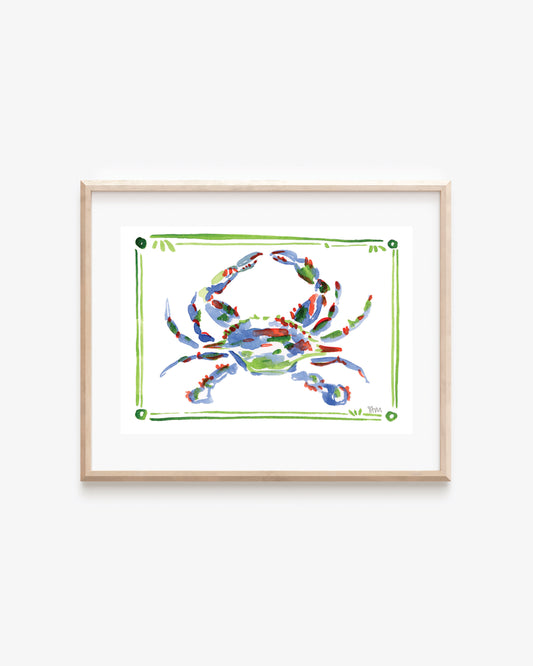 Blue Crab Print