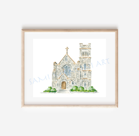 Our Lady Star of the Sea Cape May Print