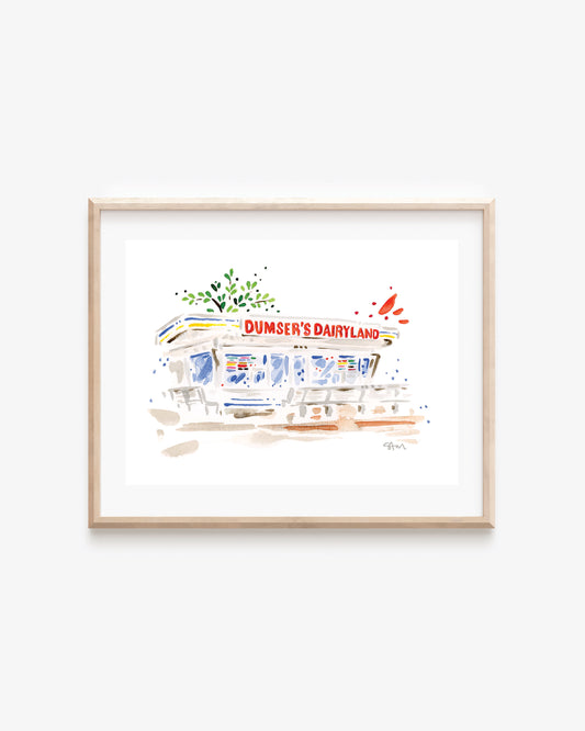 Dumsers Ice Cream Print