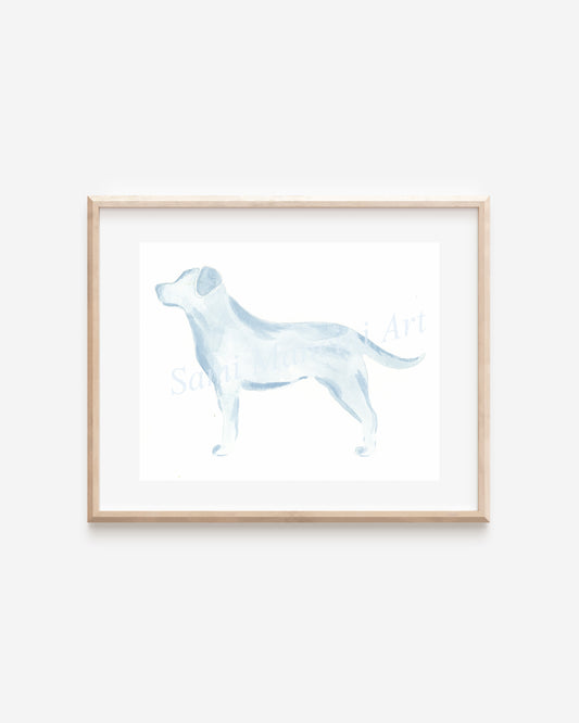 Labrador Retriever Watercolor Print