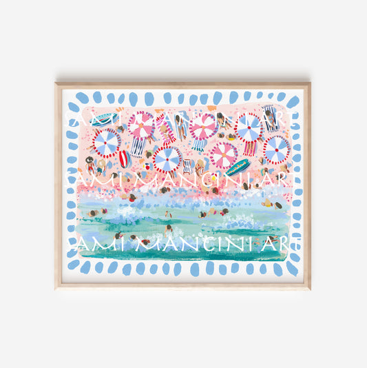 Half Beach Print