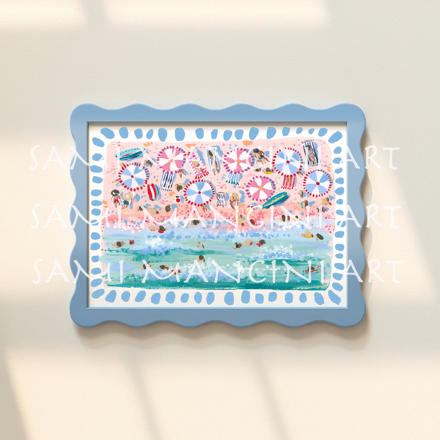 Half Beach Print