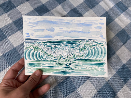 Watercolor Wave