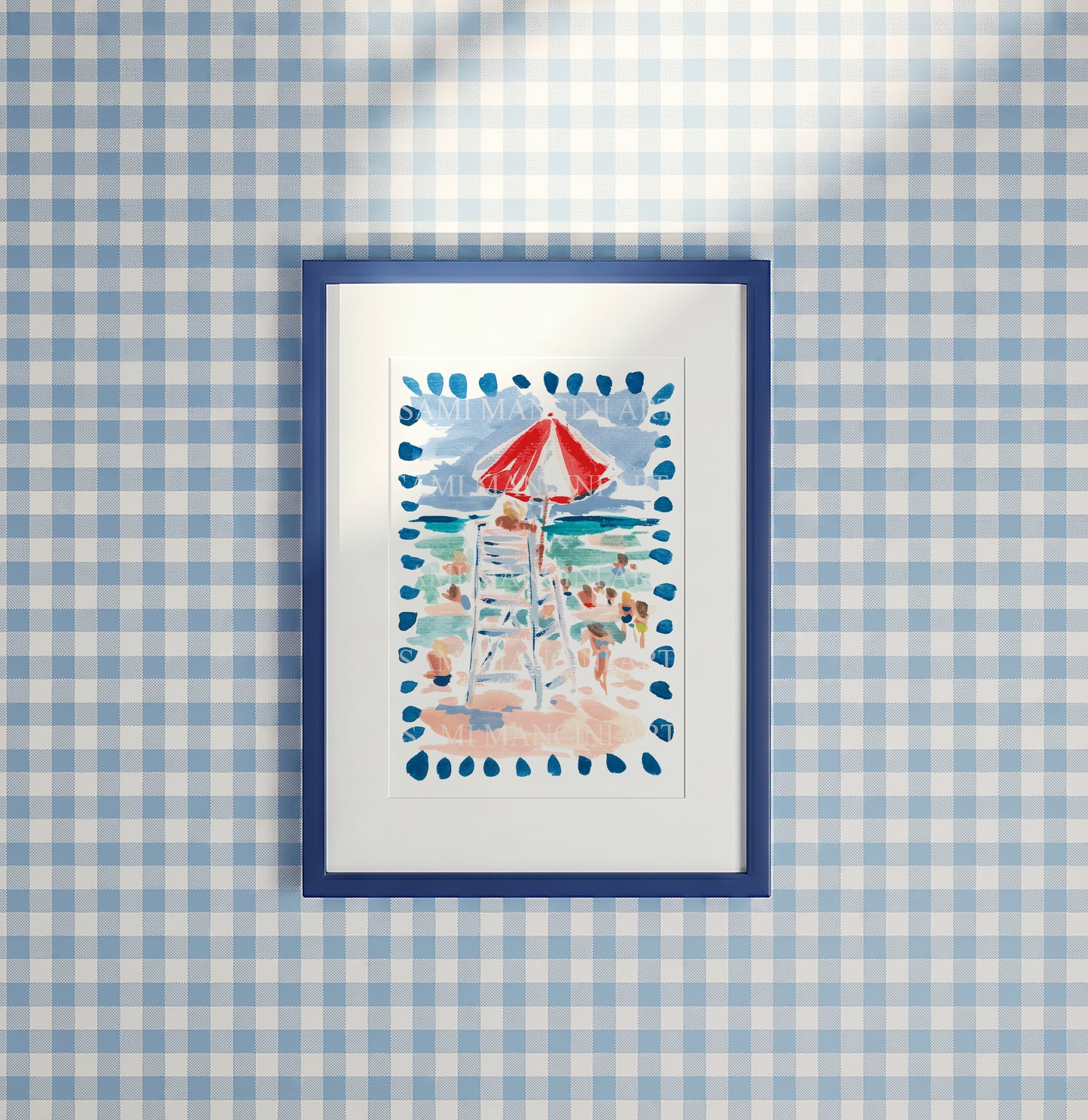 Ocean Breeze Watercolor Art Print