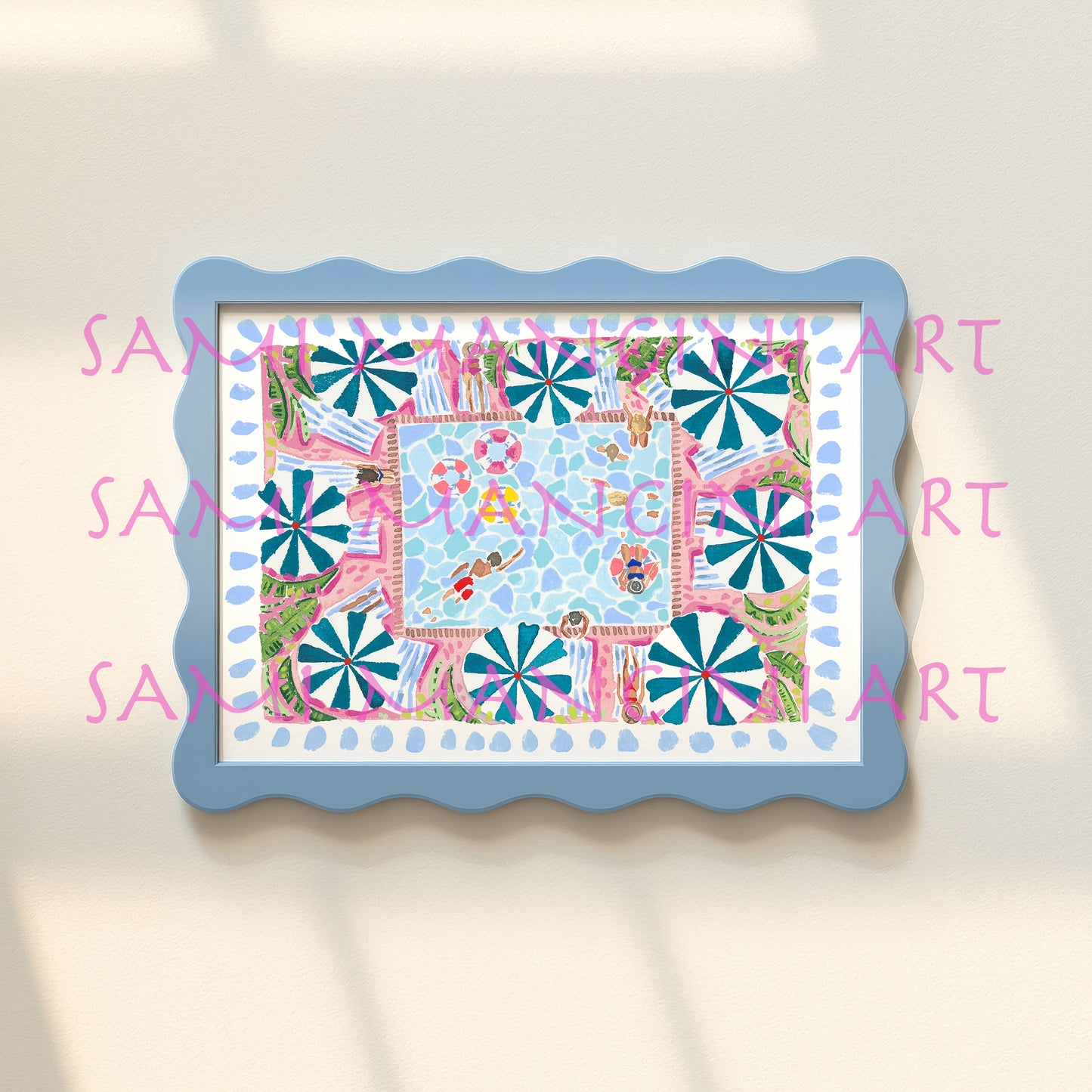 Pool Days Print