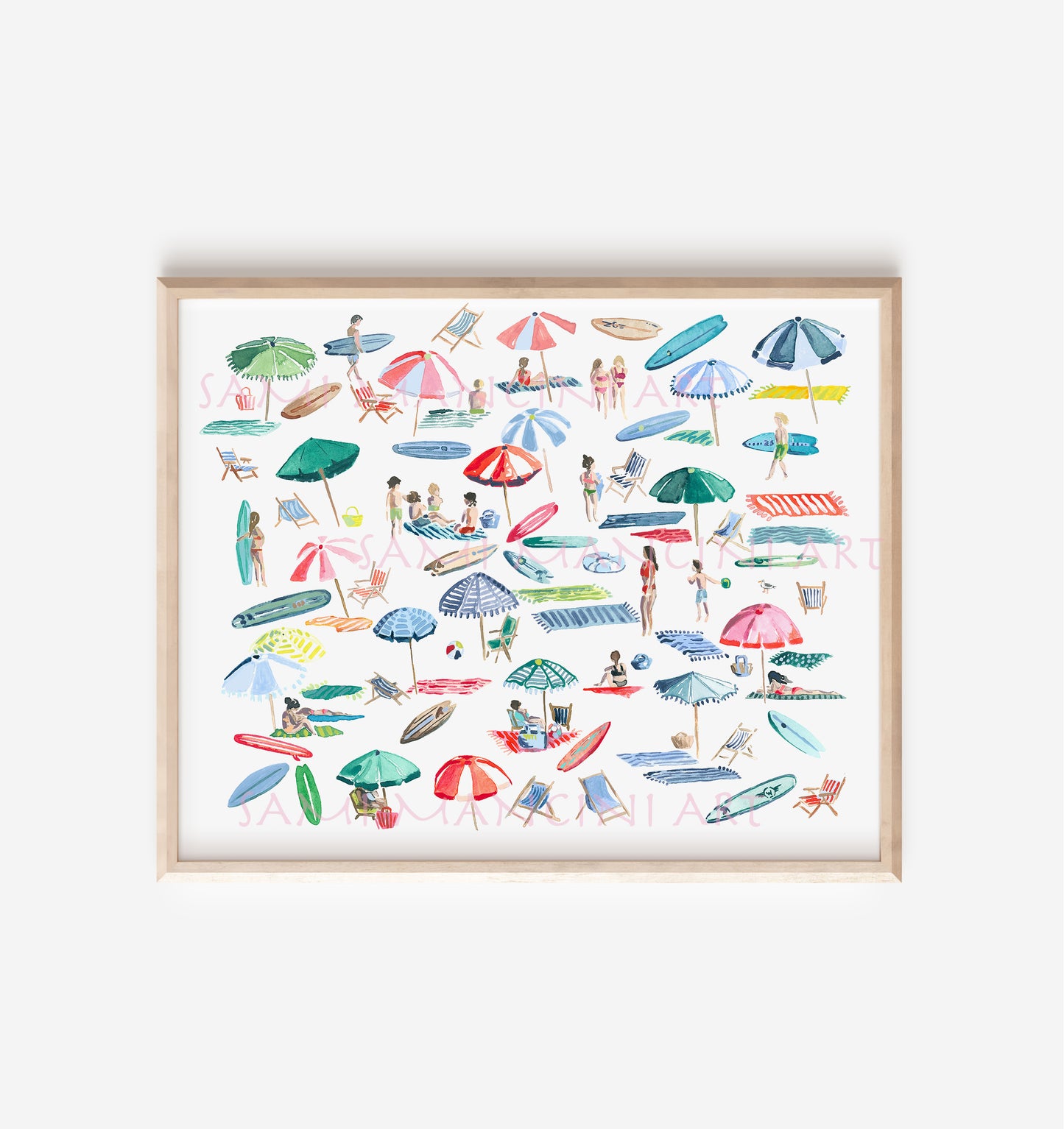 Surf Beach Print
