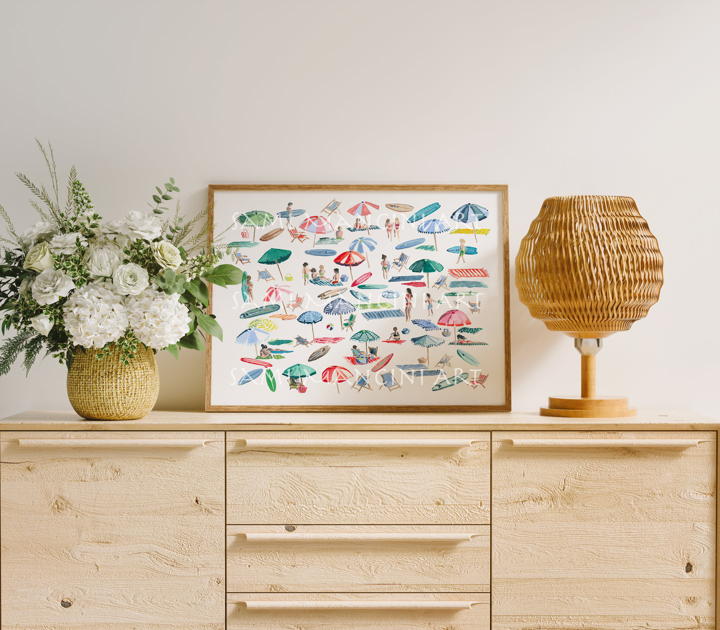 Surf Beach Print