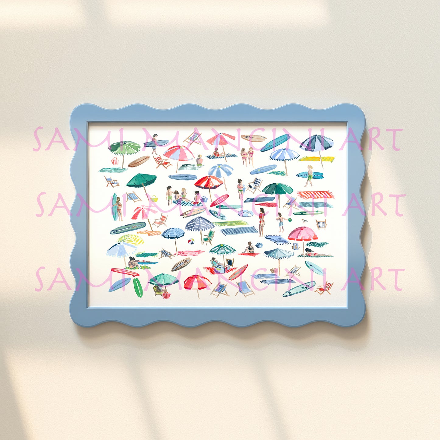 Surf Beach Print