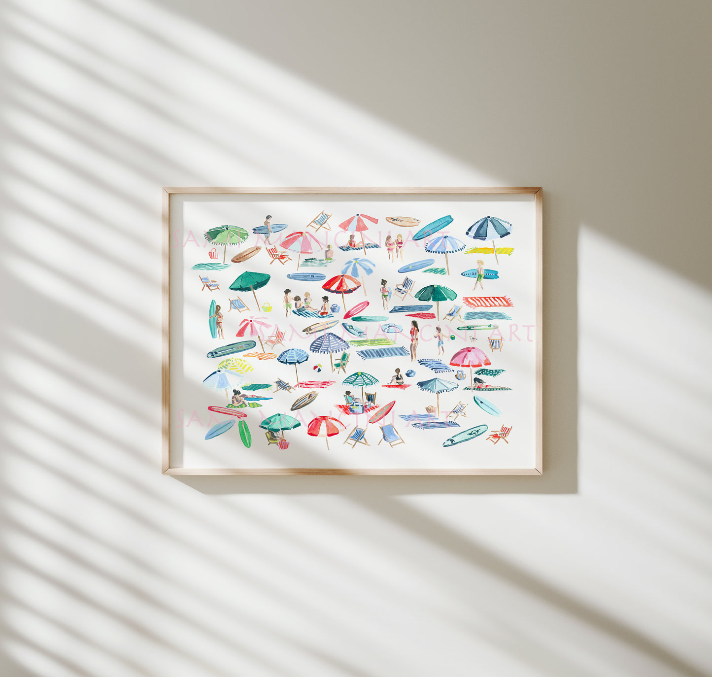 Surf Beach Print