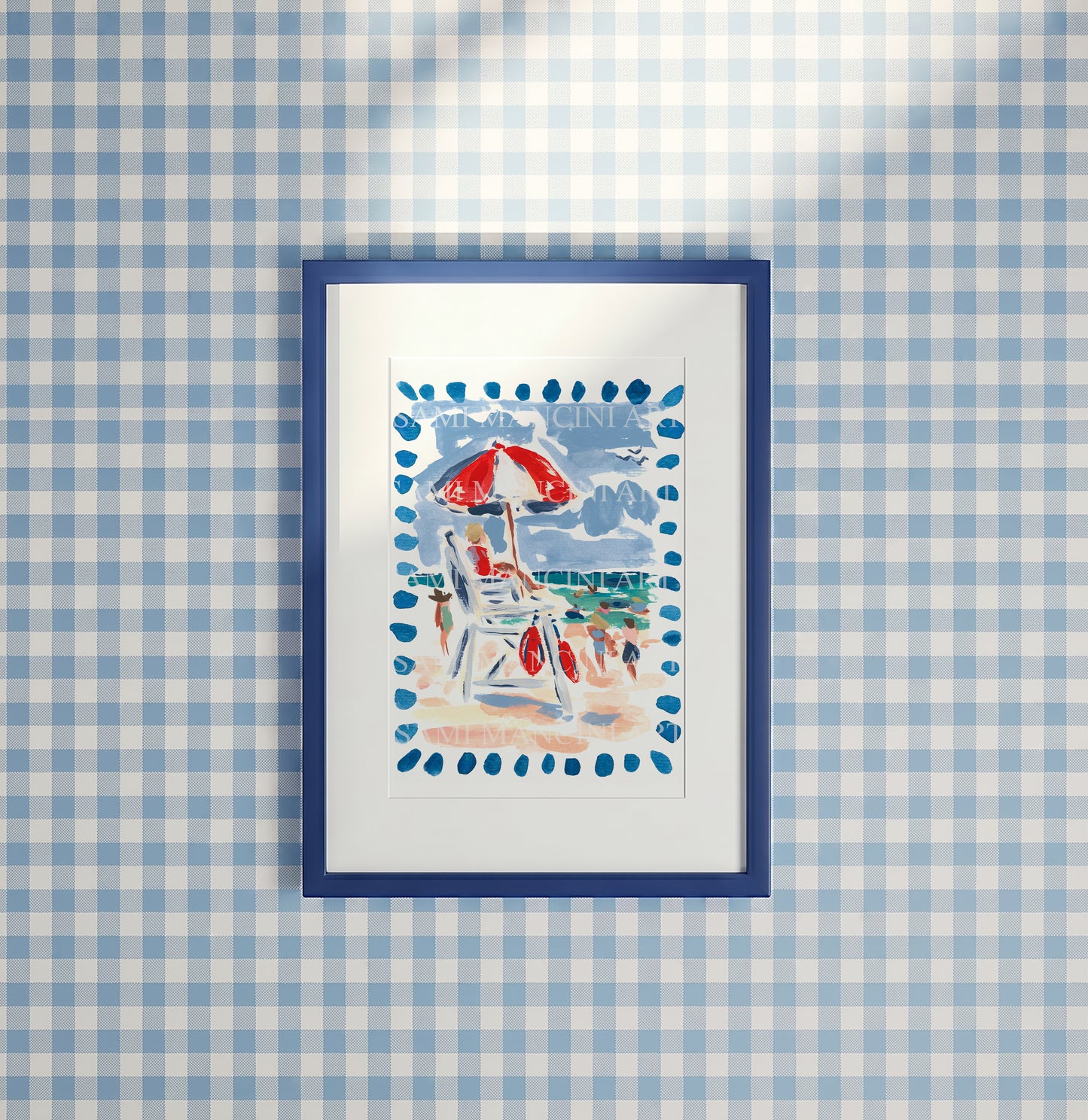The Shore Watercolor Art Print