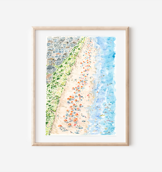 Downtown Beach Print