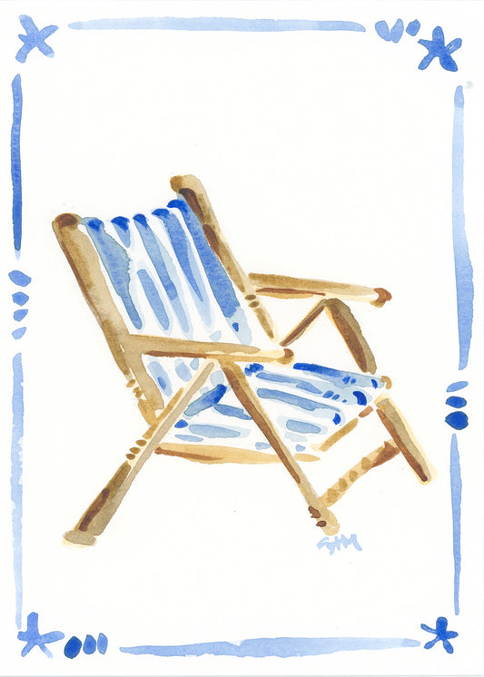 Vintage beach chair
