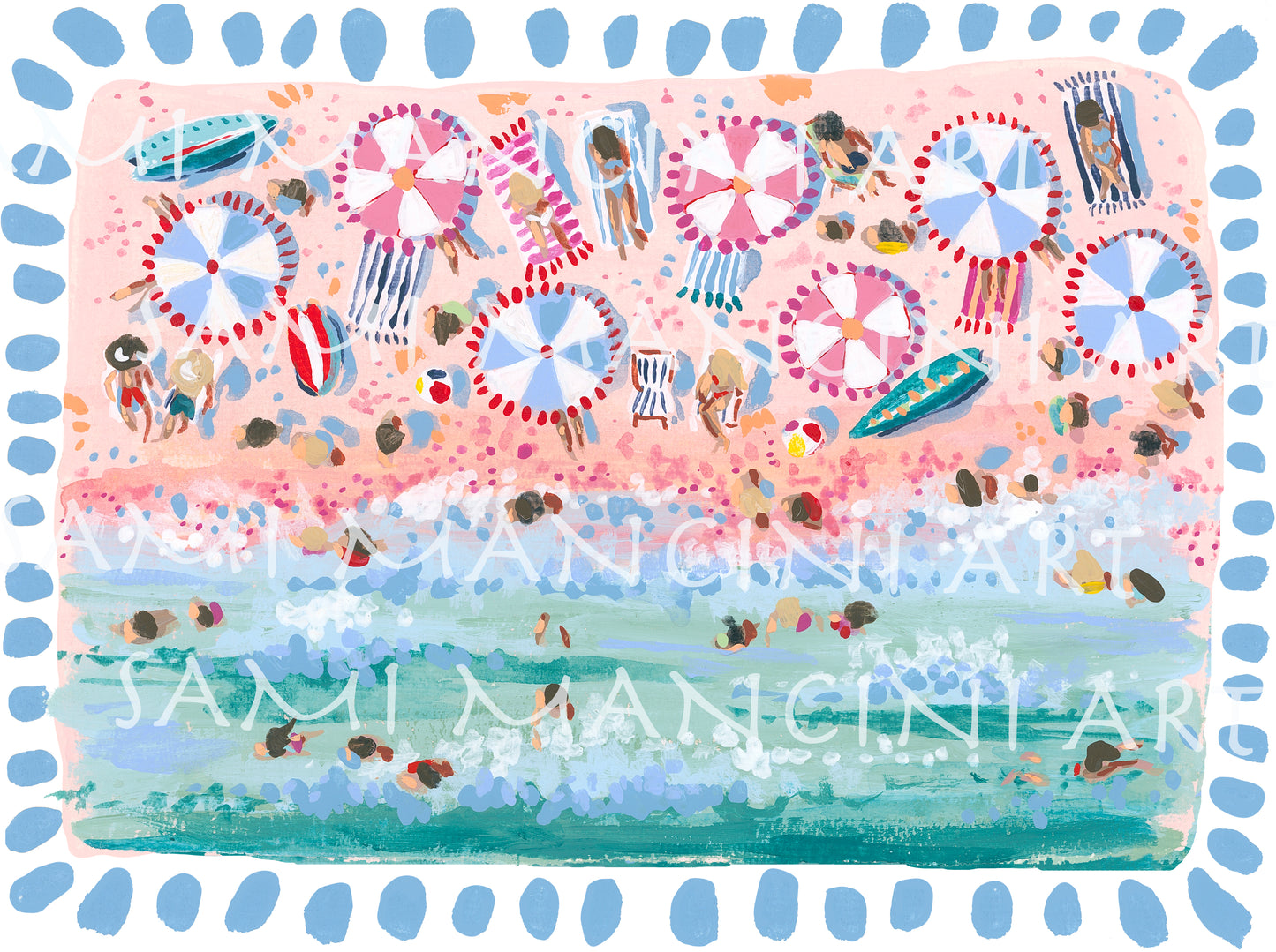 Half Beach Print